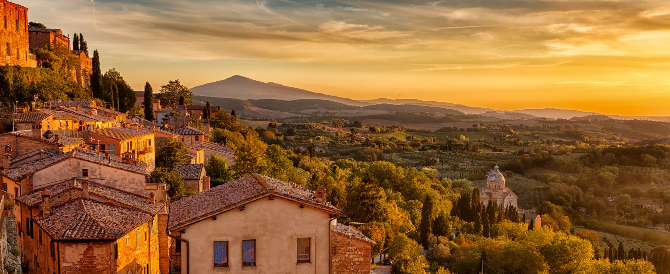 View from the walls of Montepulciano