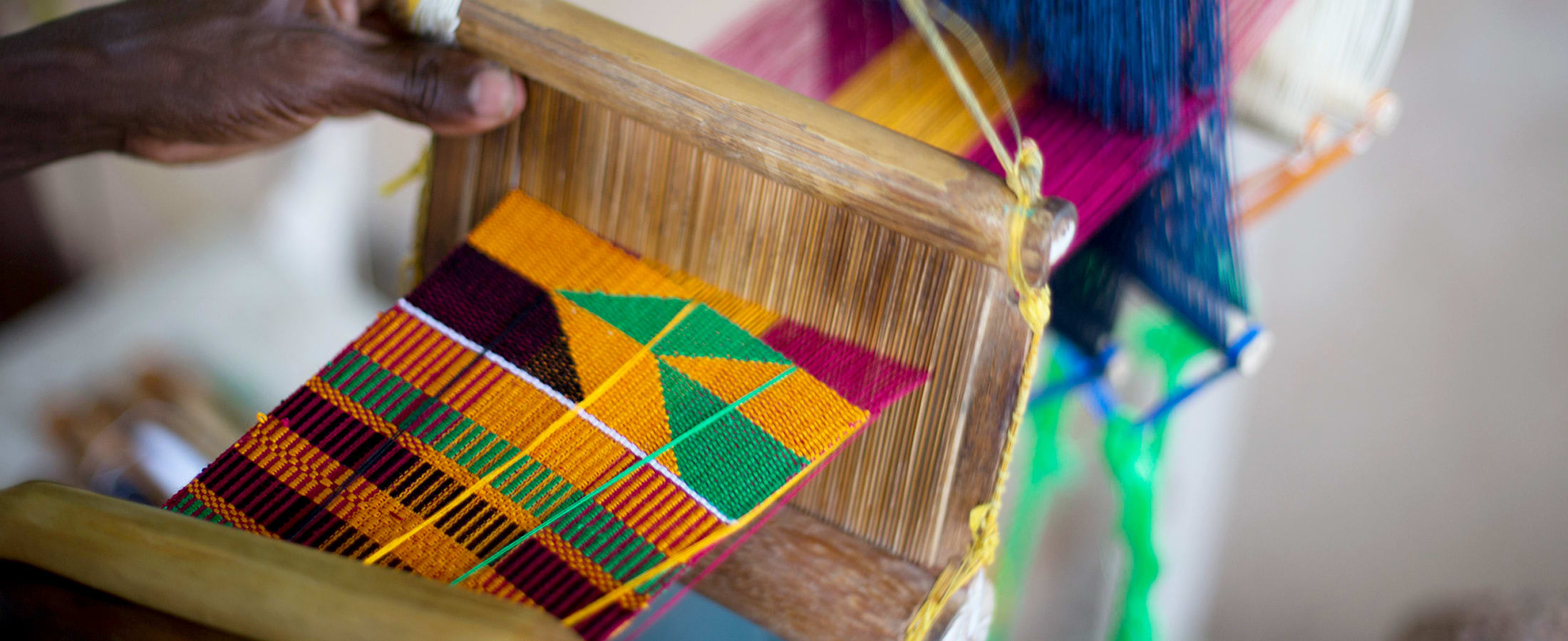Kente weaving