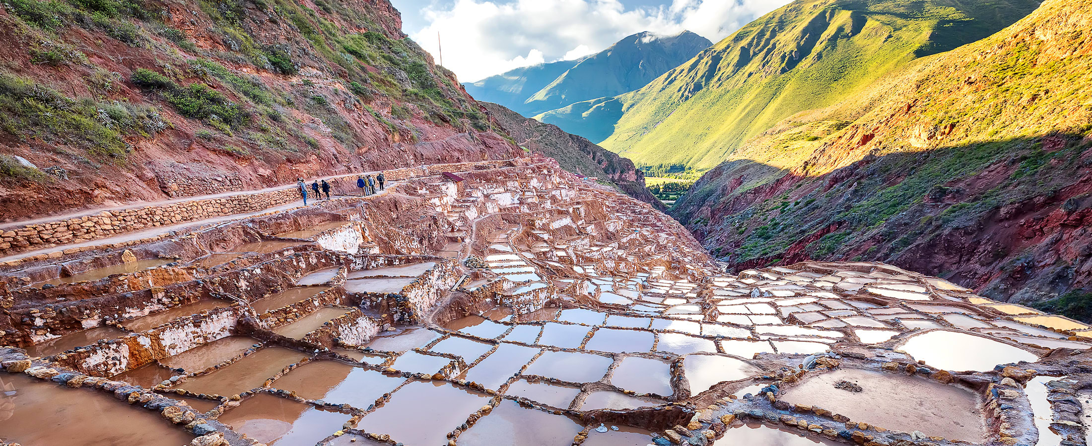 Panoramic view of Maras