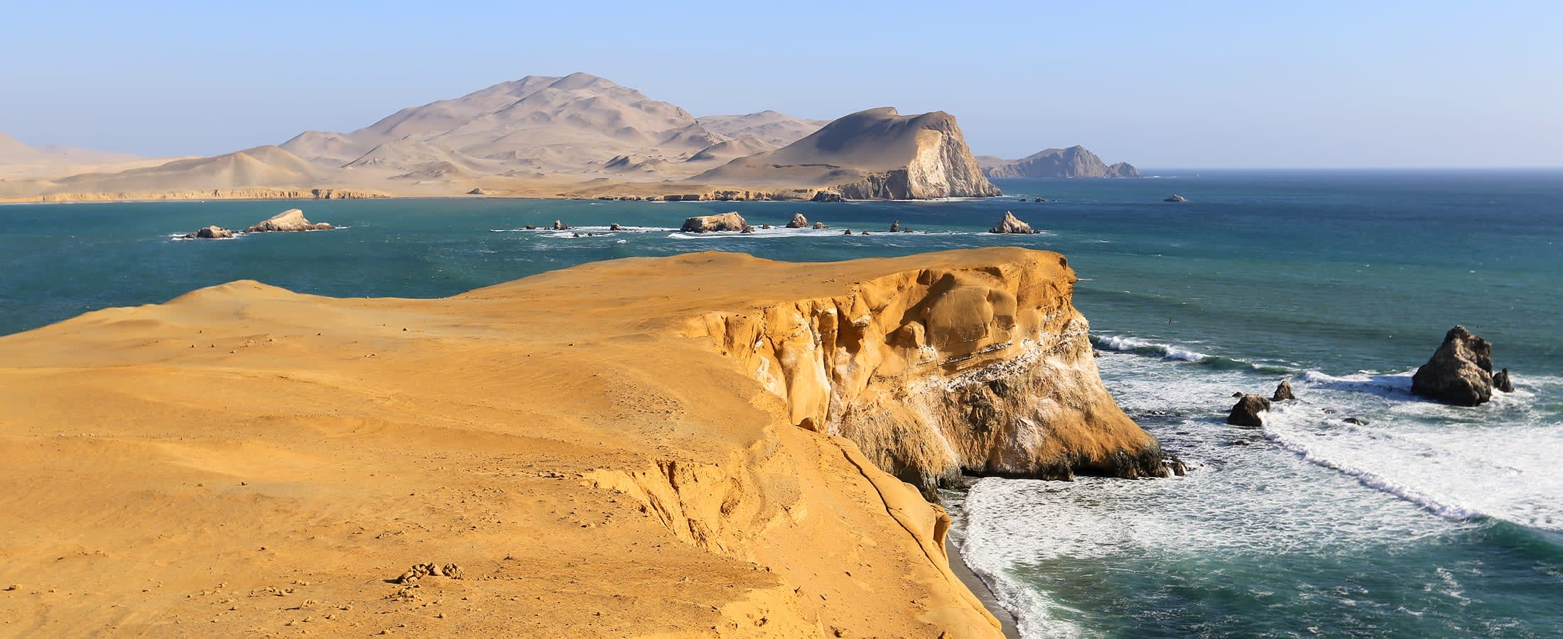 Panoramic view of Paracas National Reserve