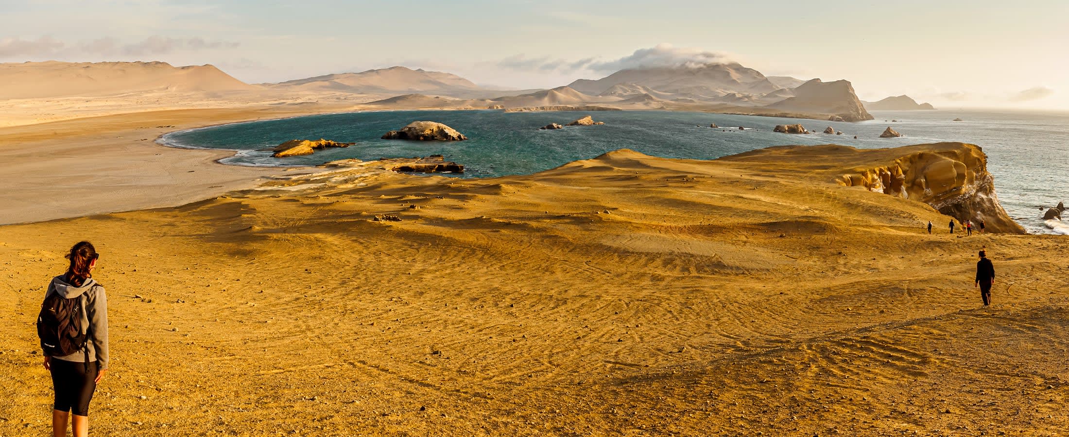 Sunset over Paracas National Reserve