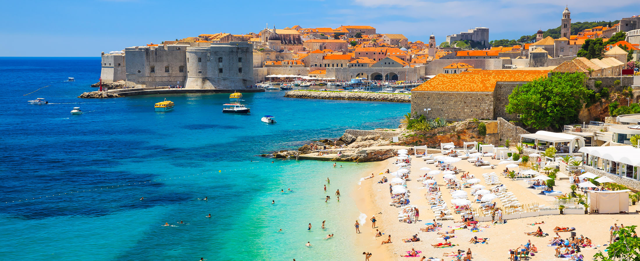 Beach in Dubrovnik