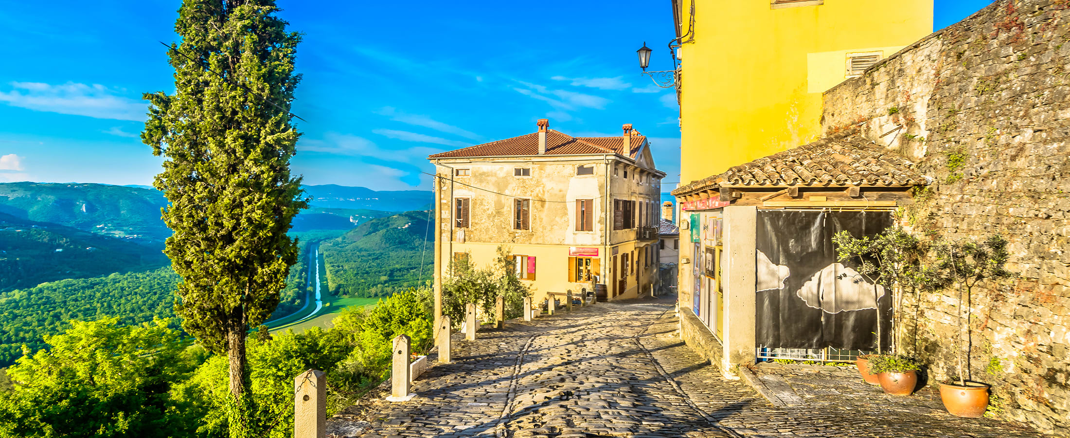 View of countryside from Motovun