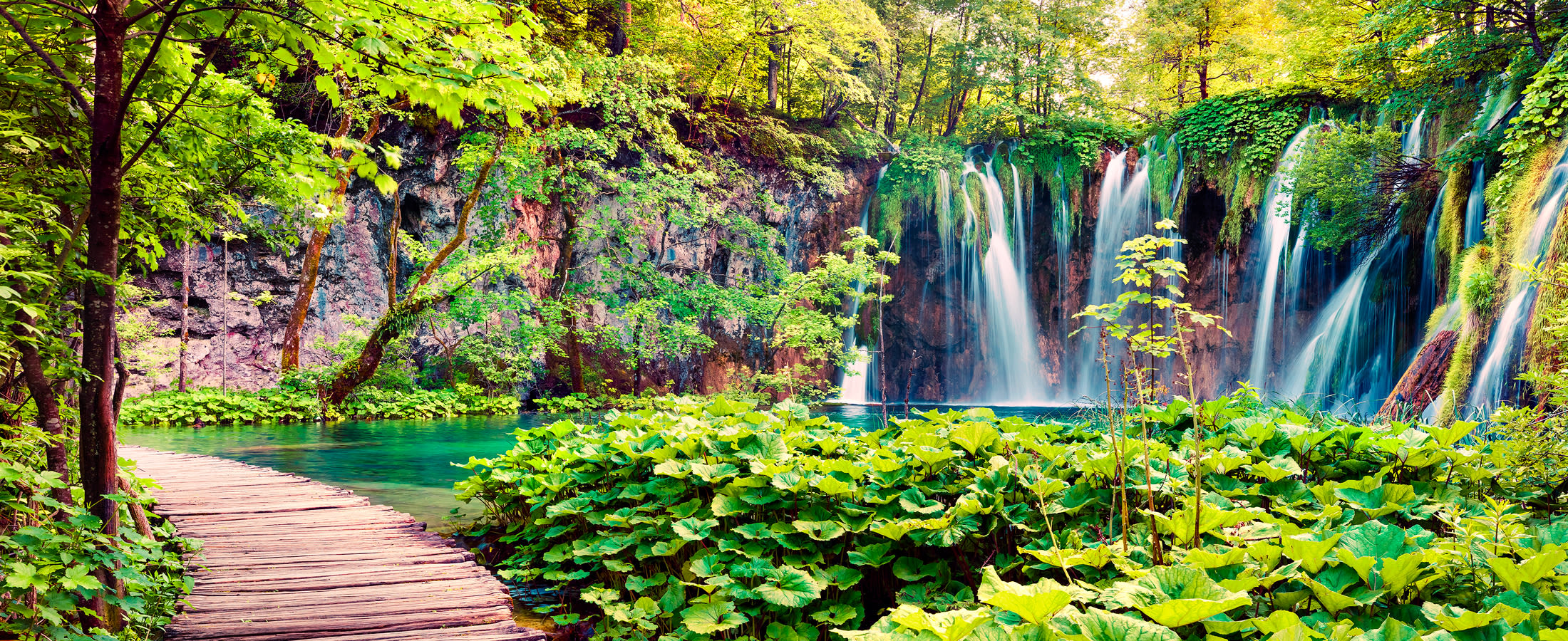 Early morning in Plitvice Lakes National Park