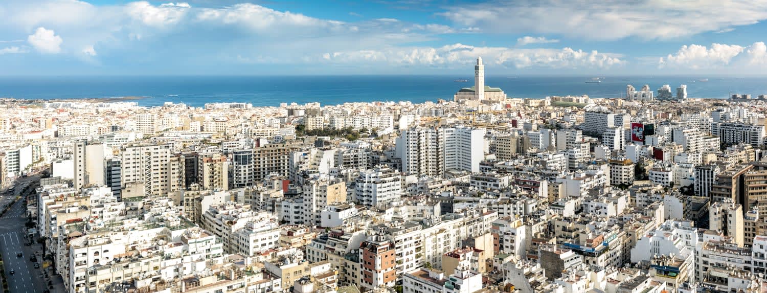 Panoramic view of Casablanca