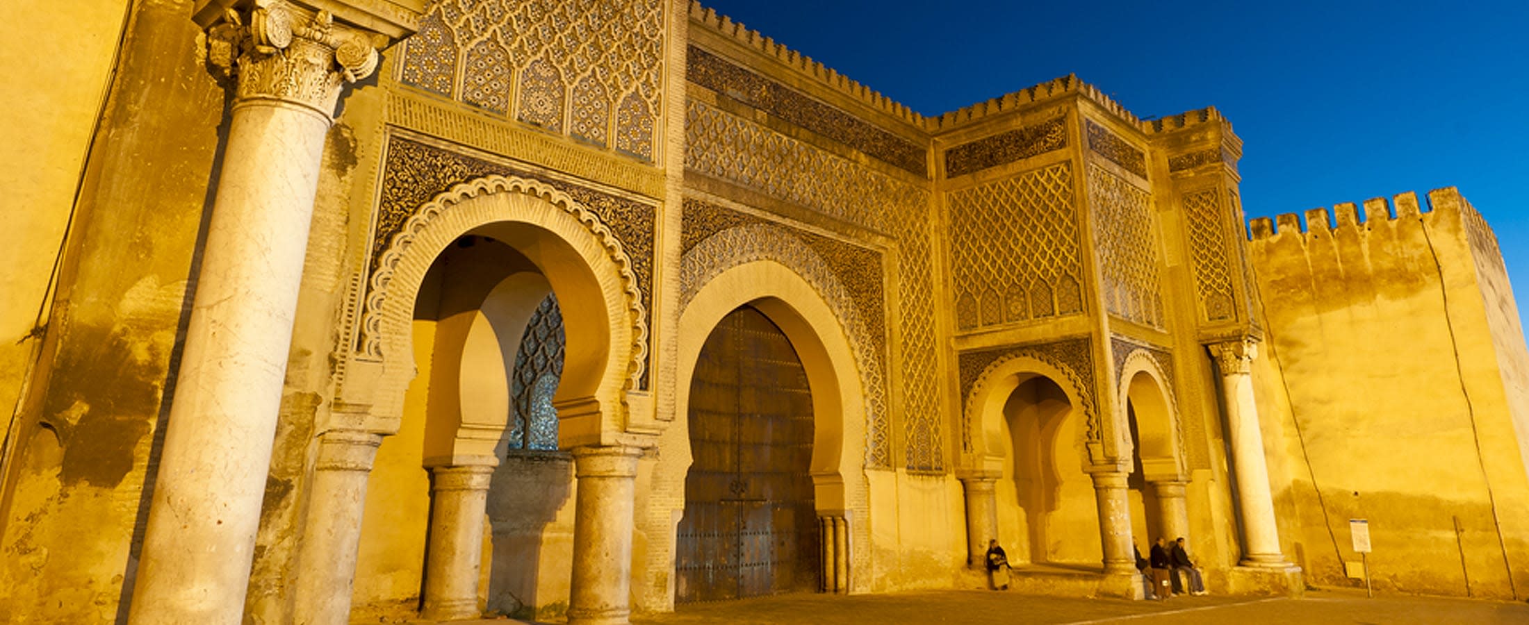 Bab Jama en Nouar medina wall door, Meknes