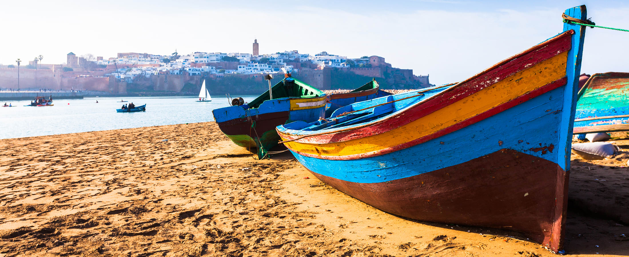 Colorful boats, Rabat