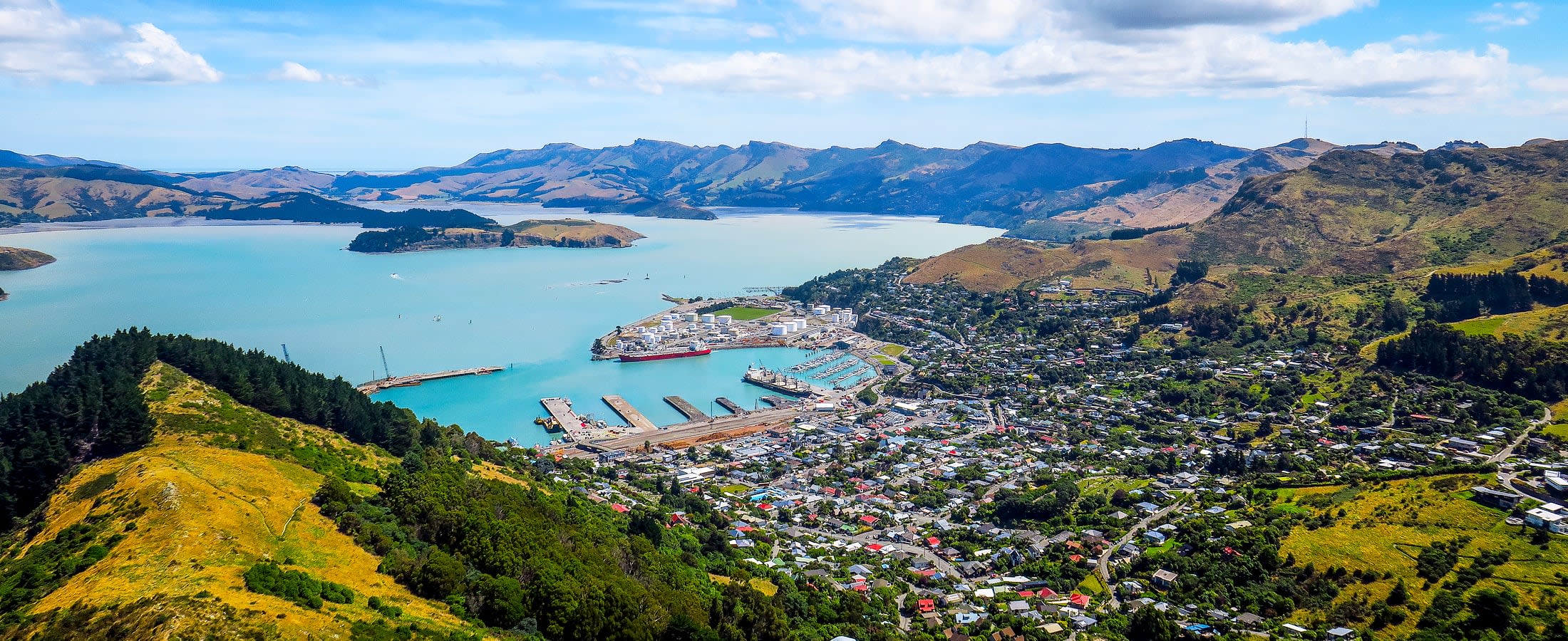 Panoramic view of Christchurch