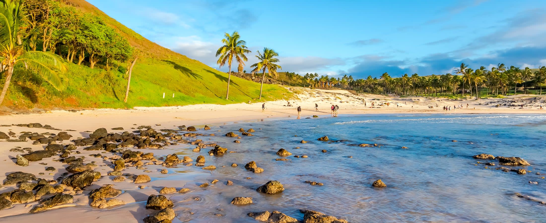 Anakena beach, Easter Island
