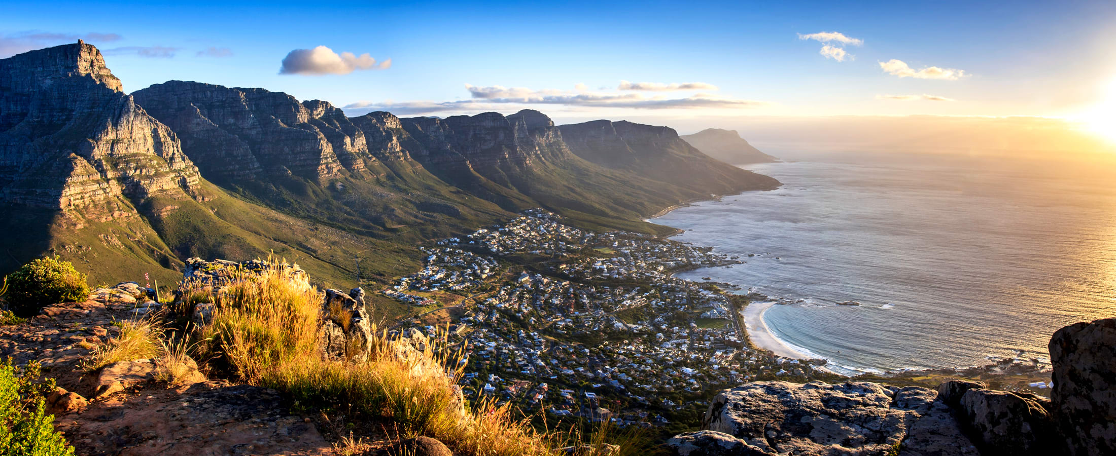 Sunset over Camps Bay, Cape Town