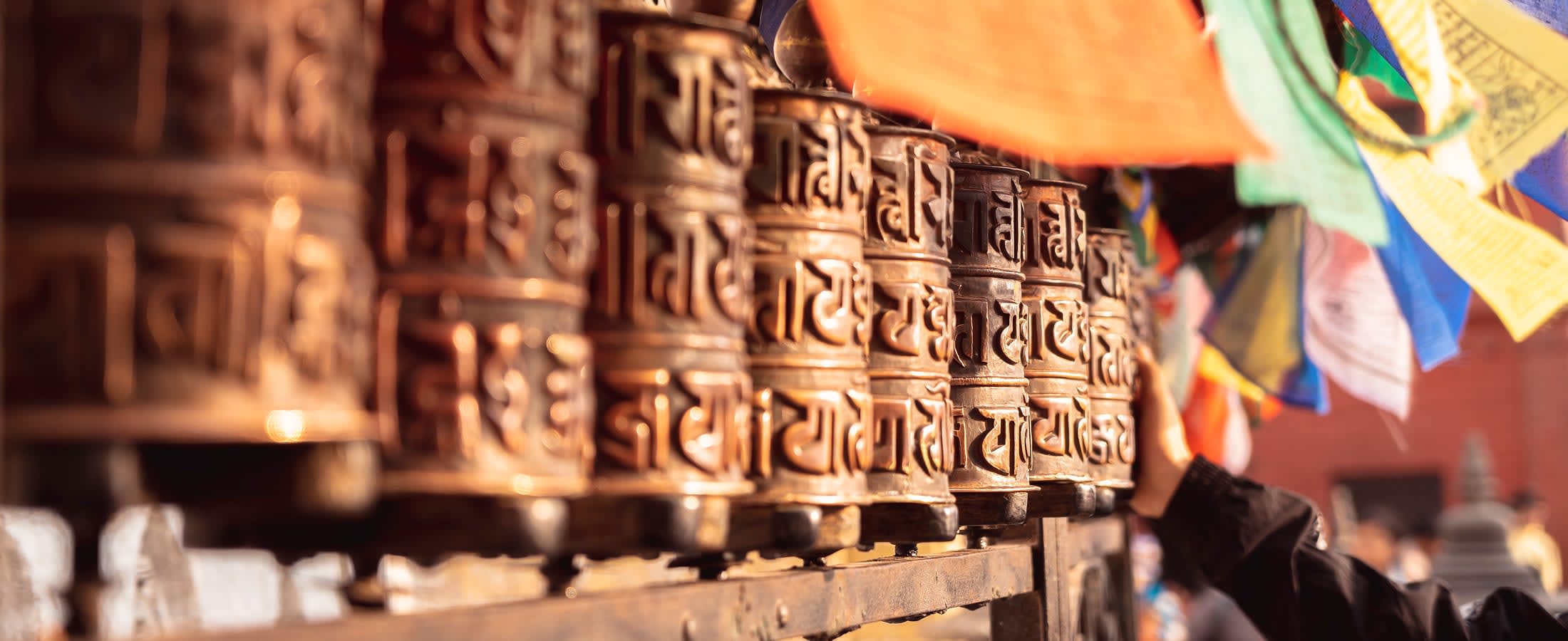 Prayer wheels, Swayambhunath