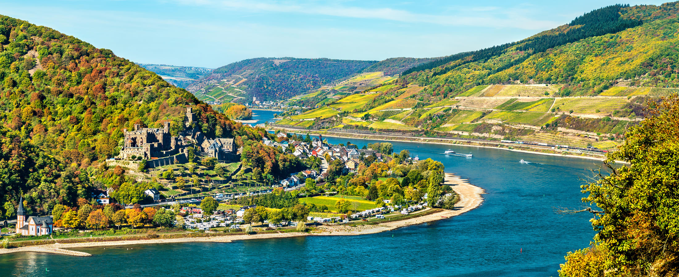 Rhine Gorge panorama
