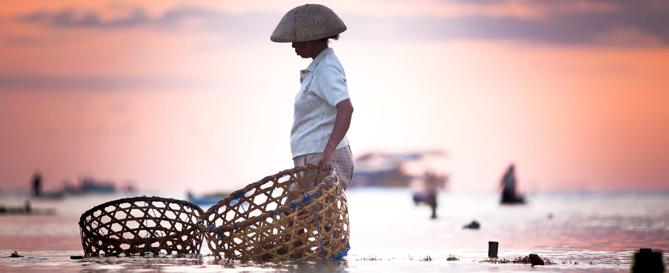 Seaweed farmer, Nusa Dua