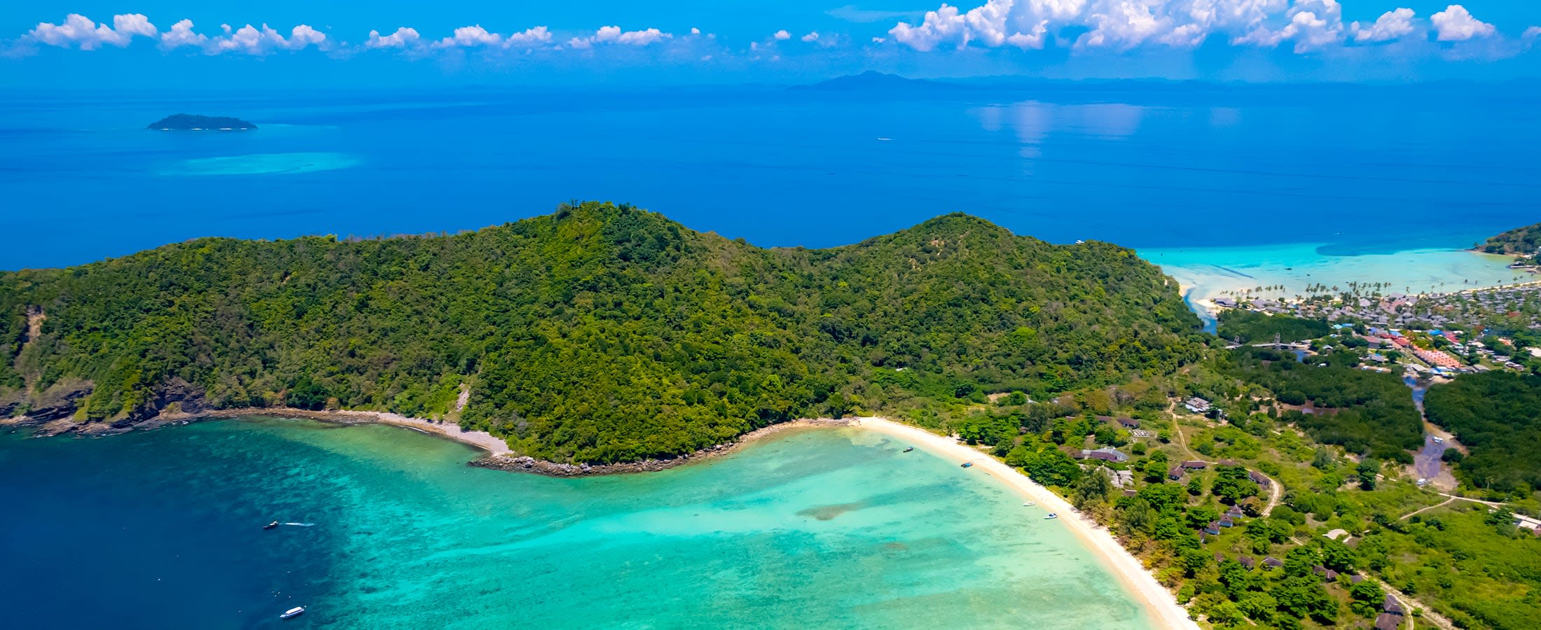 Aerial view of Playa Hermosa, Costa Rica