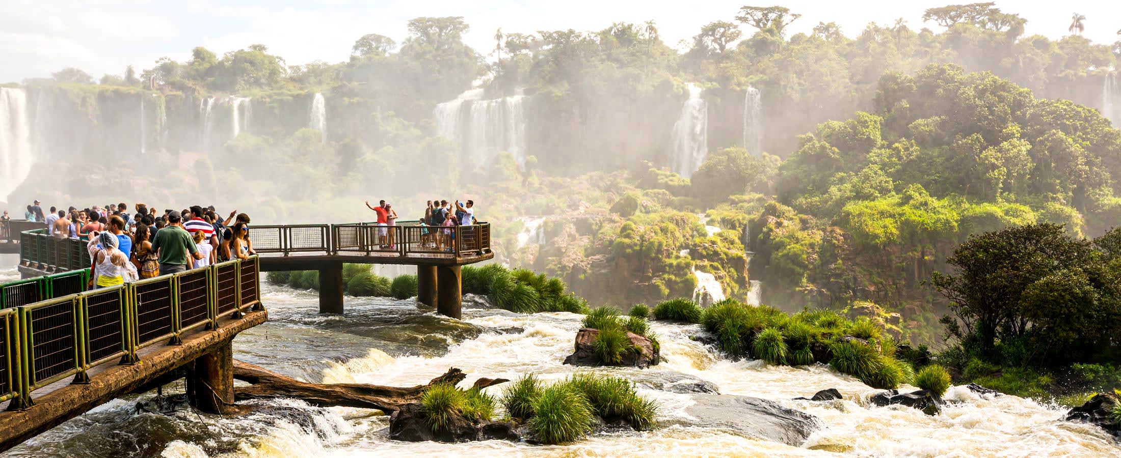 Obervation deck, Iguazú Falls