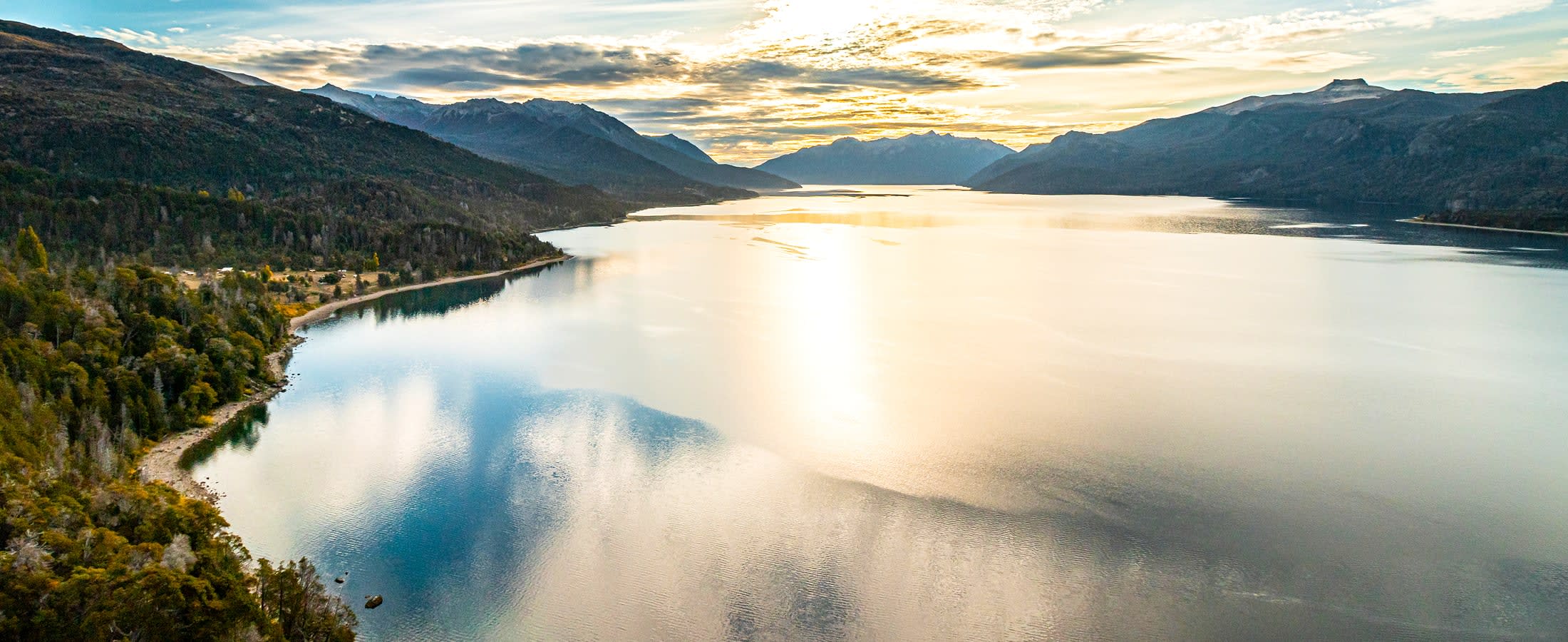 Sunset over Lake Truful