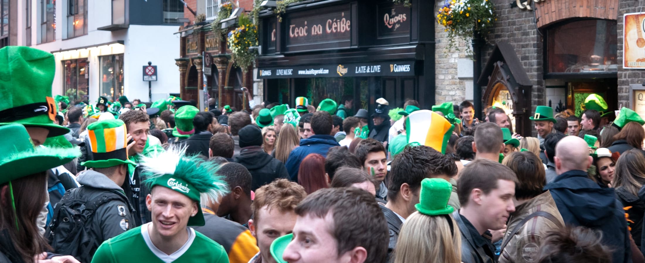 Celebrating St Patrick's Day, Dublin