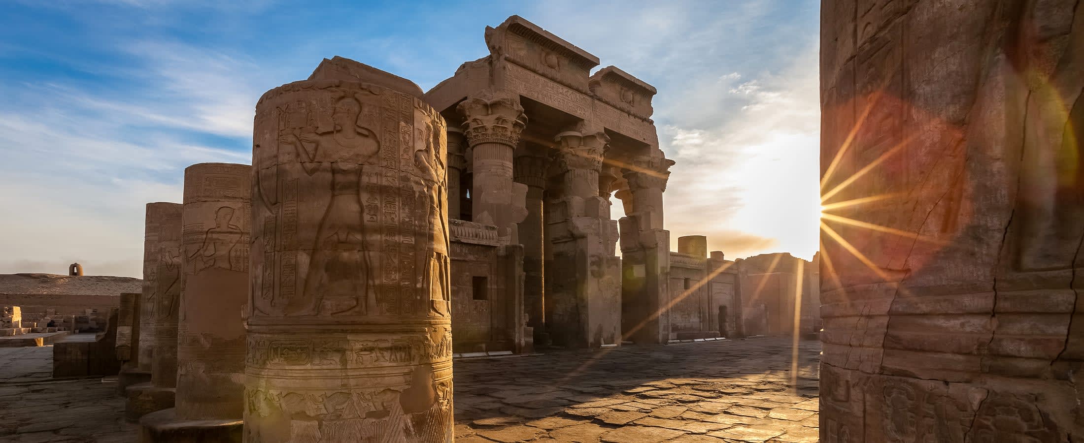 Sunset over Kom Ombo
