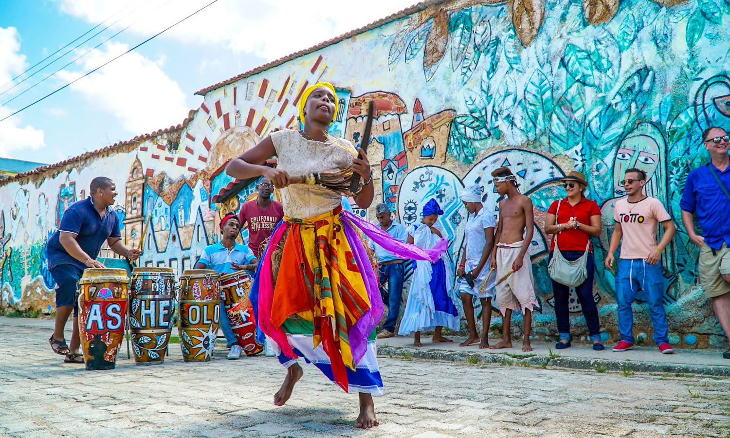 Music and dancing, Traditions Alleyway, Mantanzas