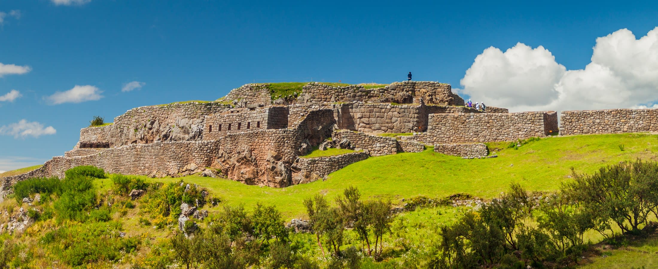Panoramic view of Puka Pukara