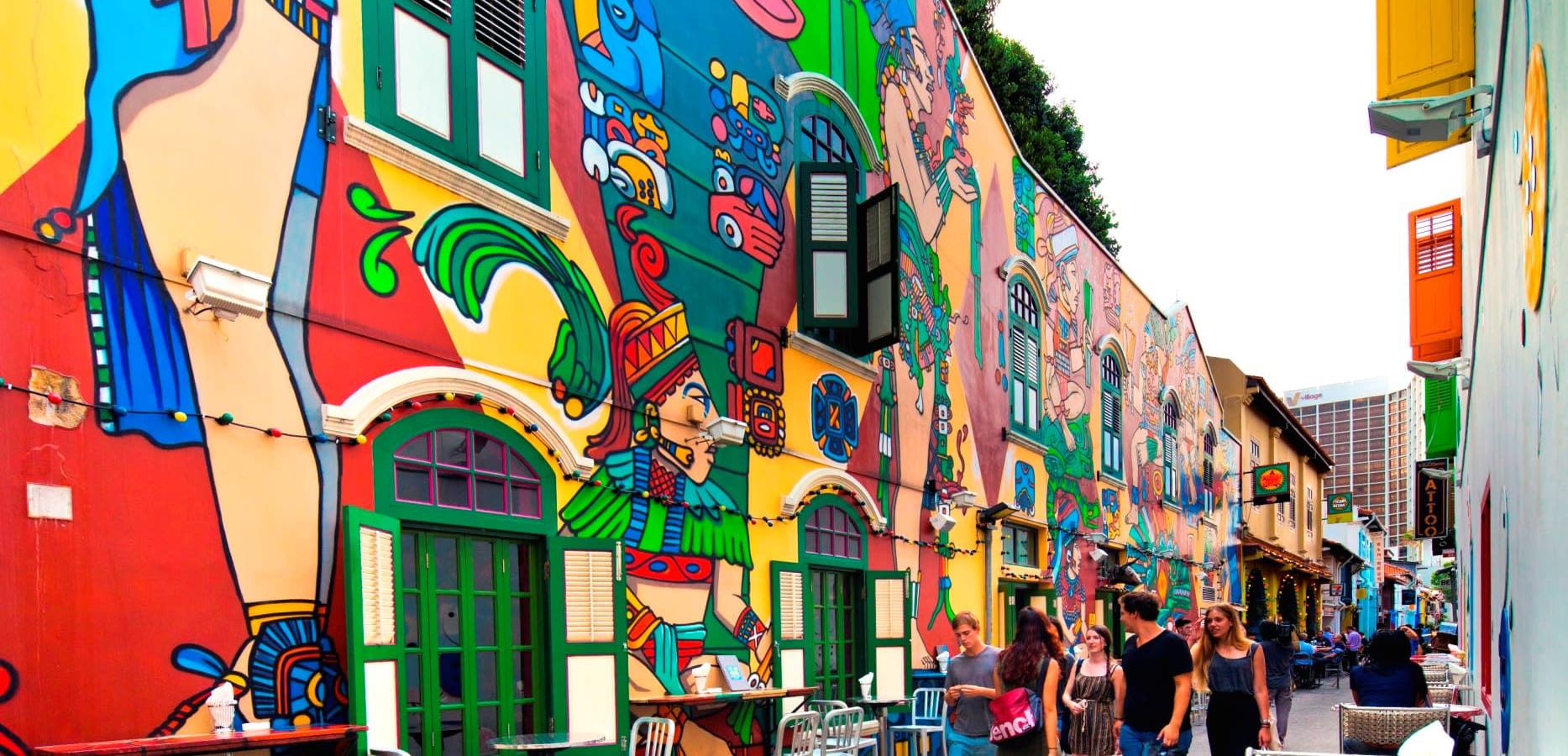Singapore's Haji Lane Shopping Street