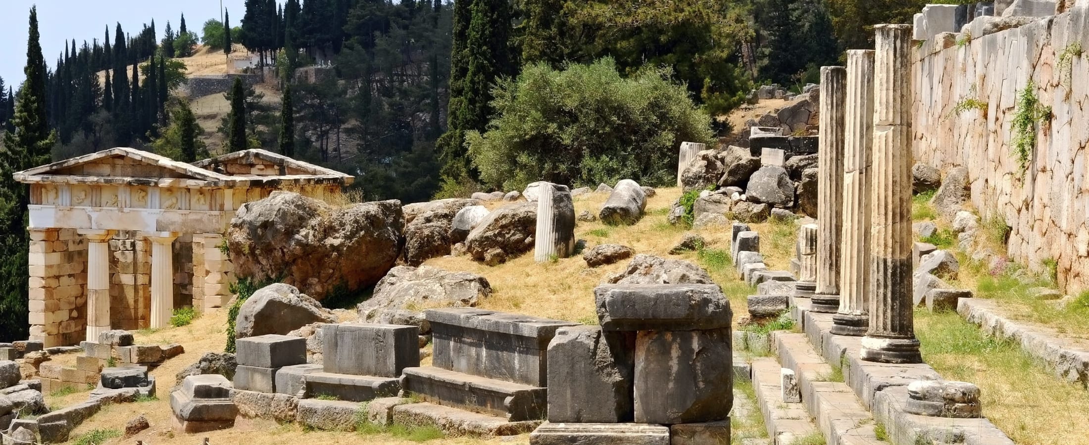 Ruins in Delphi