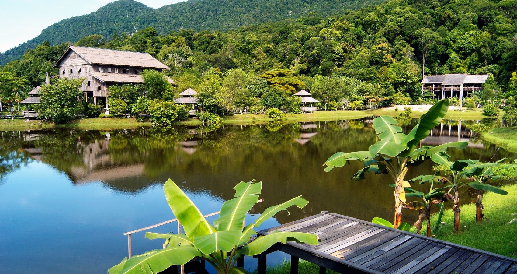 Kuching village, Borneo