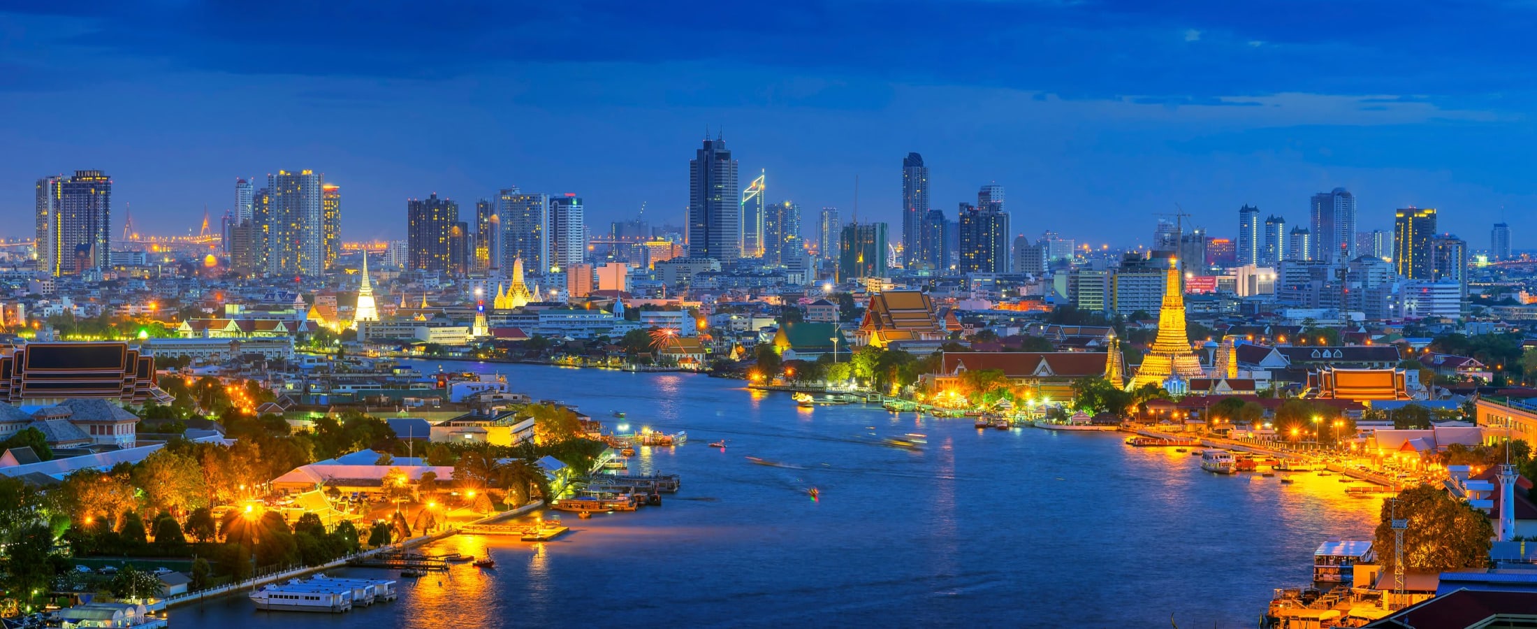 Panoramic view of Bangkok