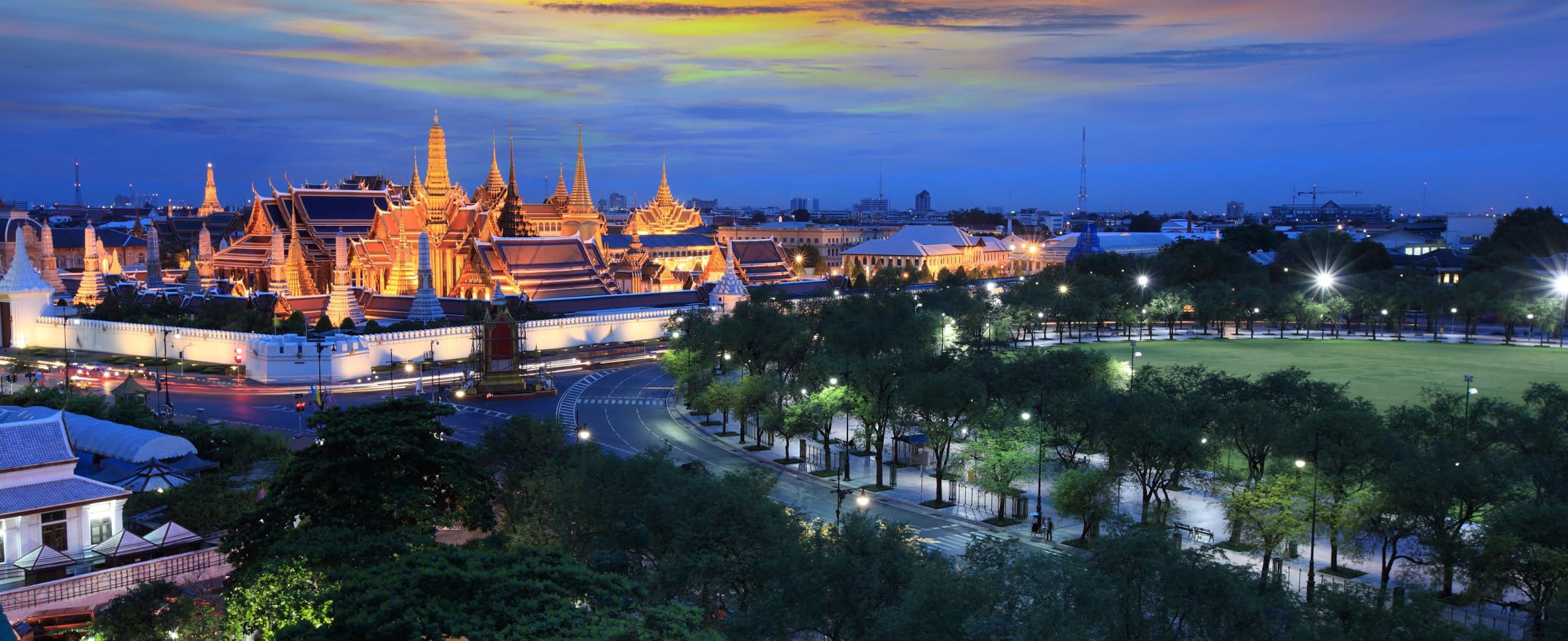 Wat Phra Kaeo panorama, Bangkok