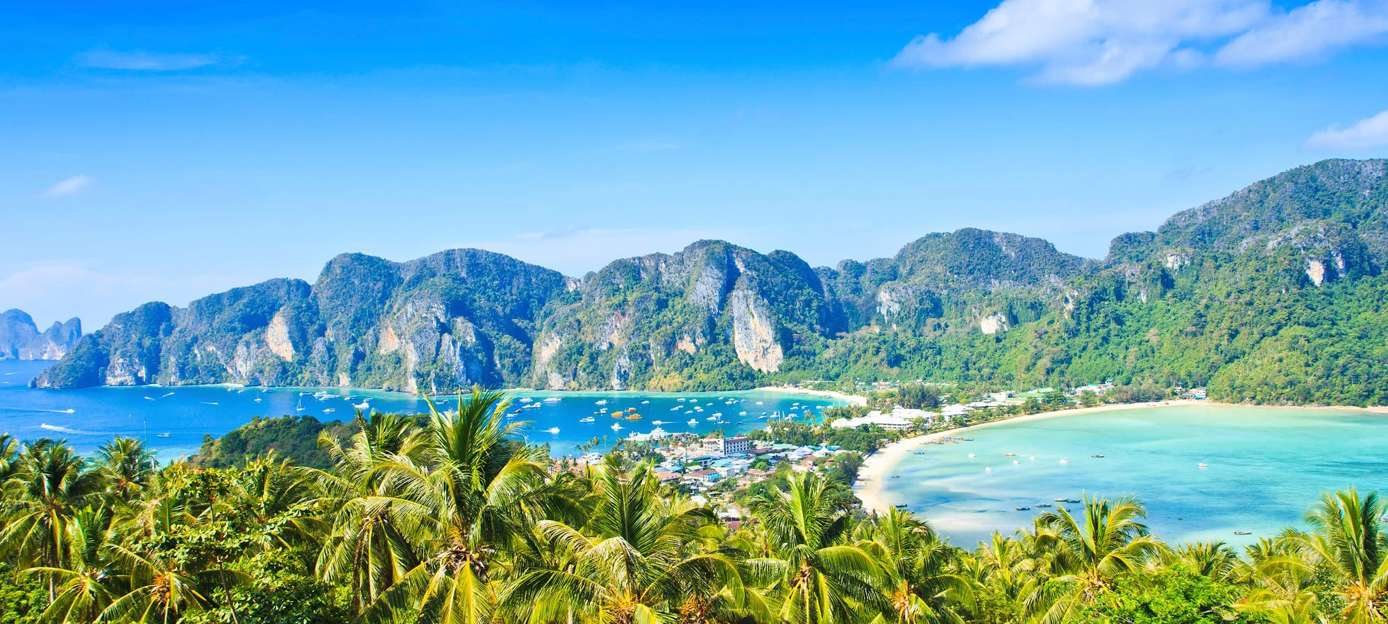 View point at Phi Phi Island,Thailand 