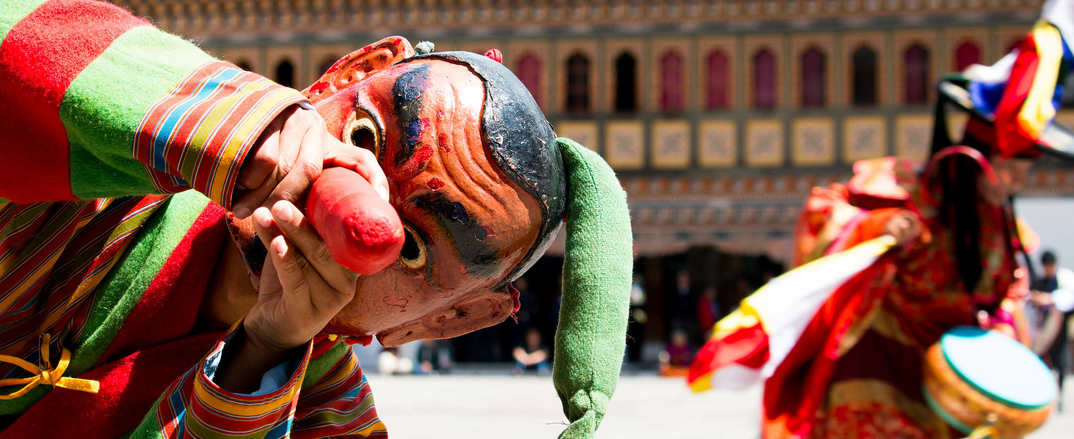 Clowns, Thimphu Festival