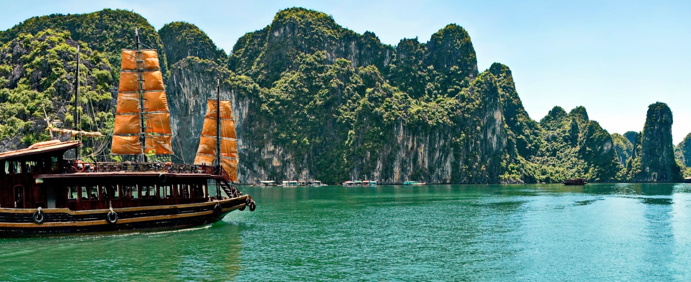 Junk in Halong Bay, Vietnam