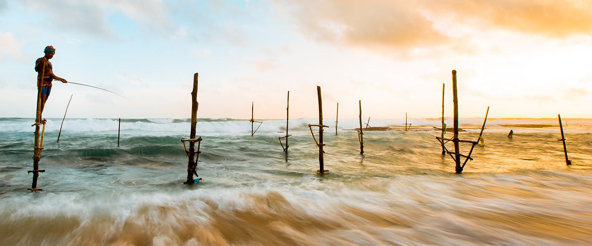 Stilt fishing