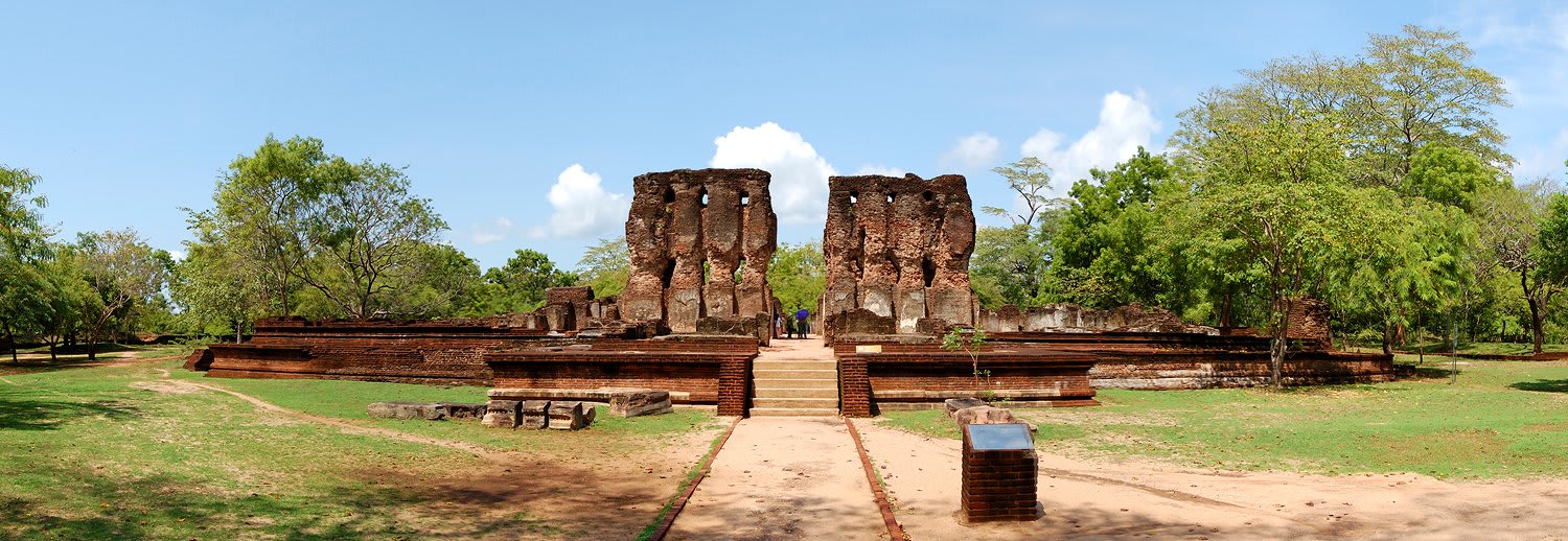 Panorama of Polonnaruwa ruins