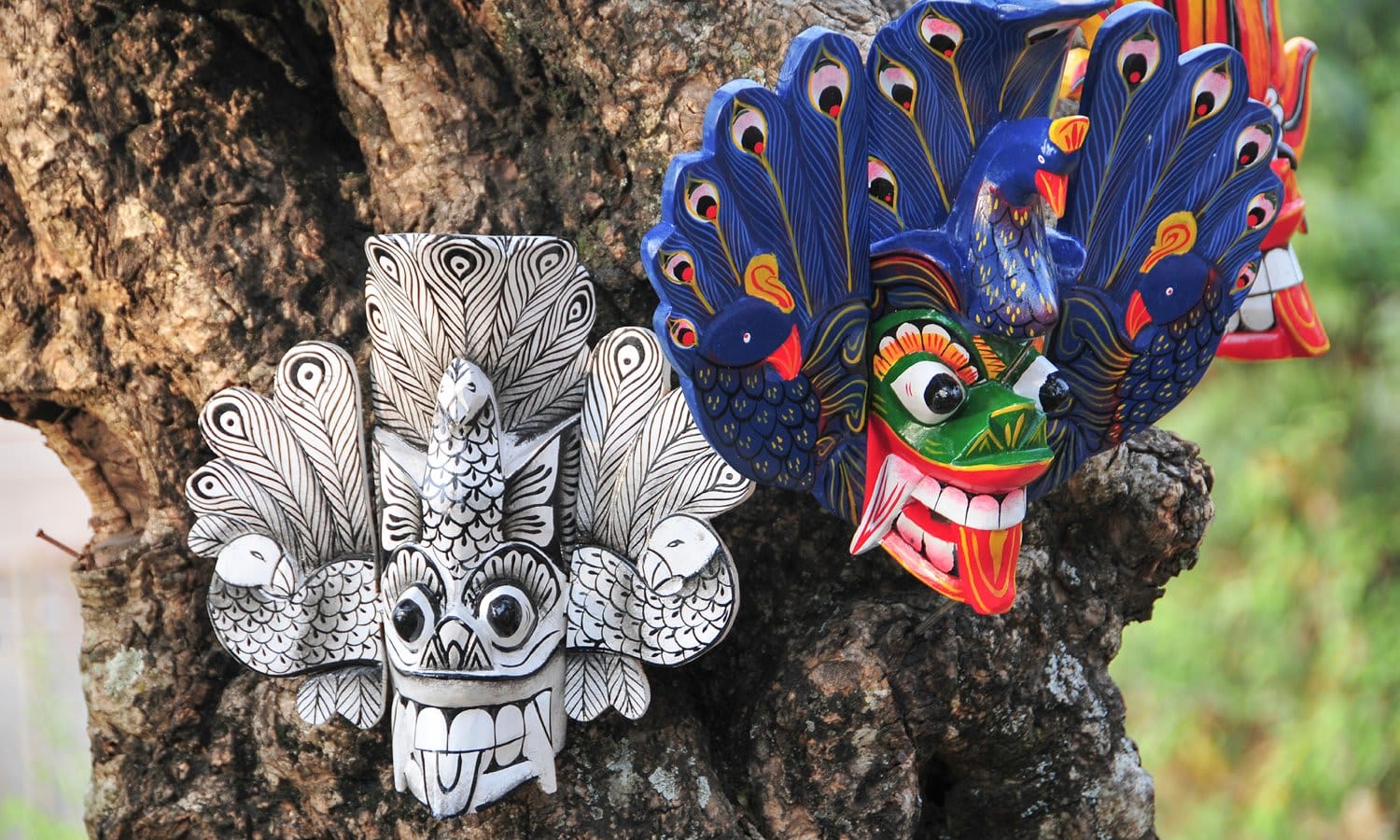Traditional Sri Lankan masks