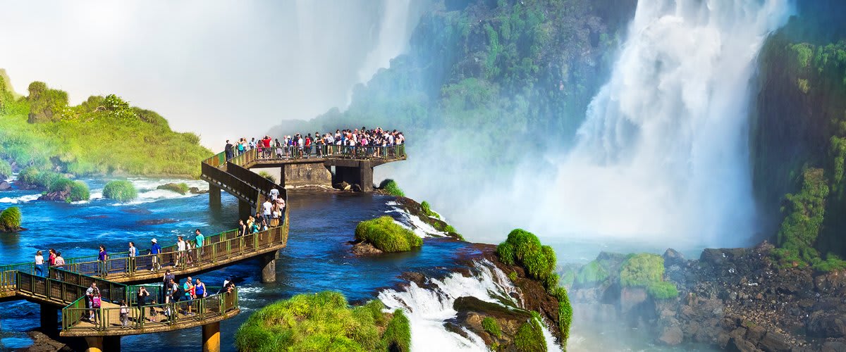Iguazu Falls observation deck