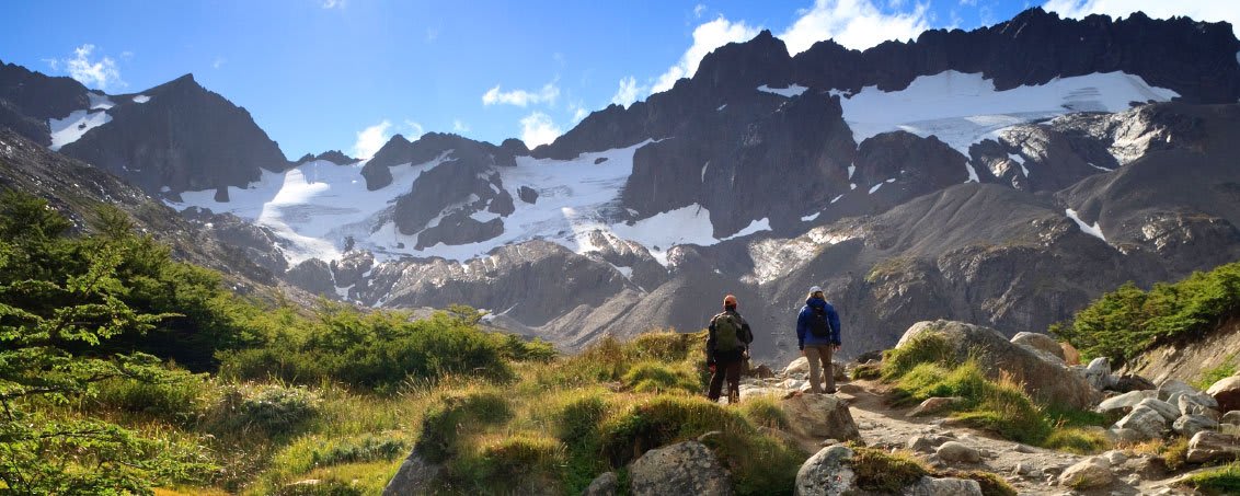 Tierra del Fuego, looking towards Martial Glacier
