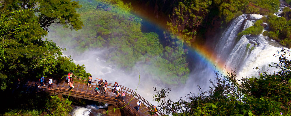 Iguazu Falls rainbow   