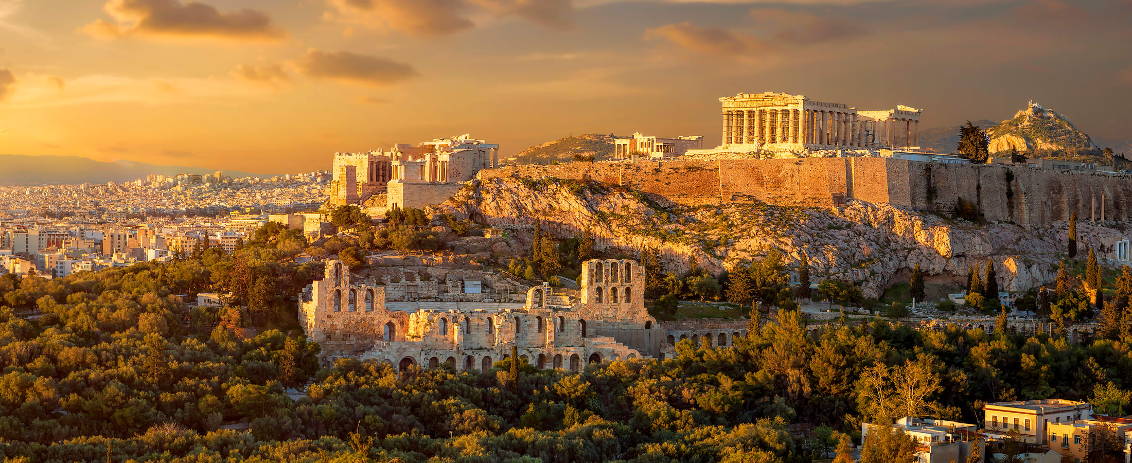 Panoramic view of the Acropolis