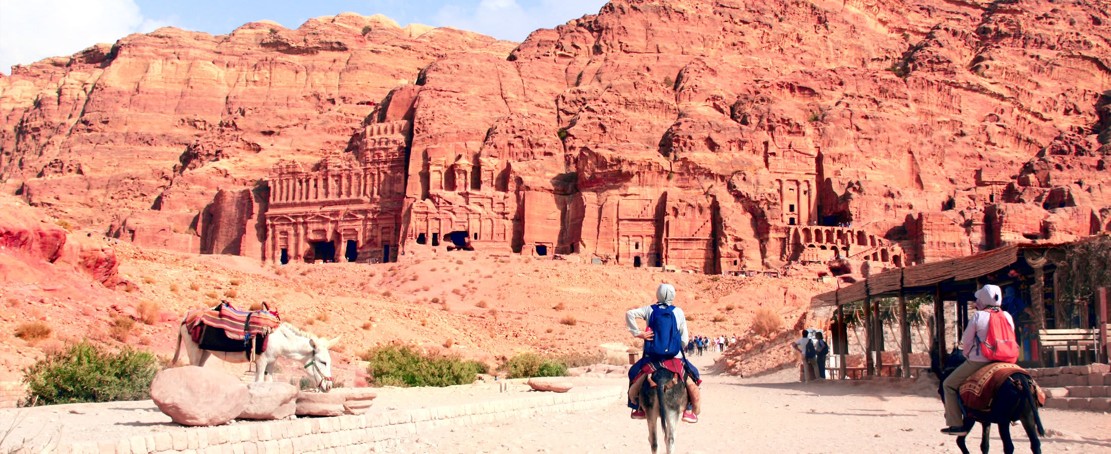 Panoramic view of Petra