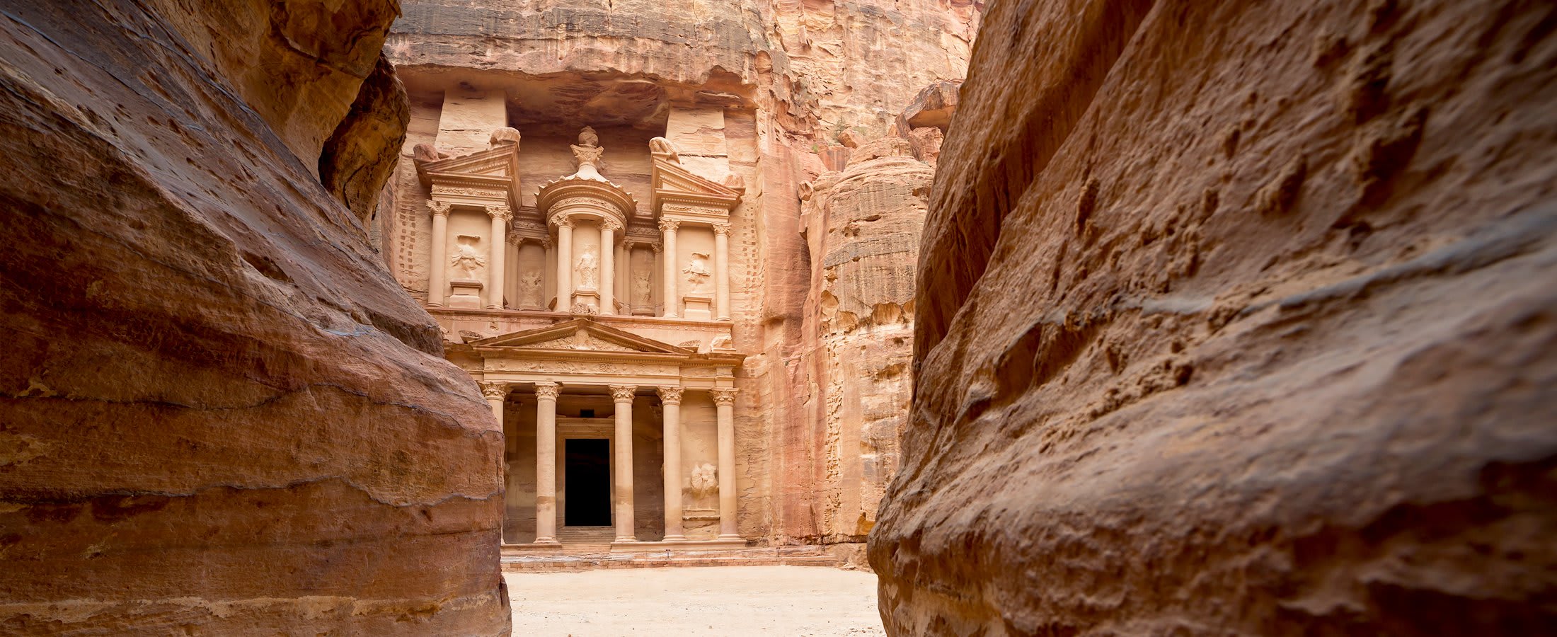 Petra Treasury from the Siq