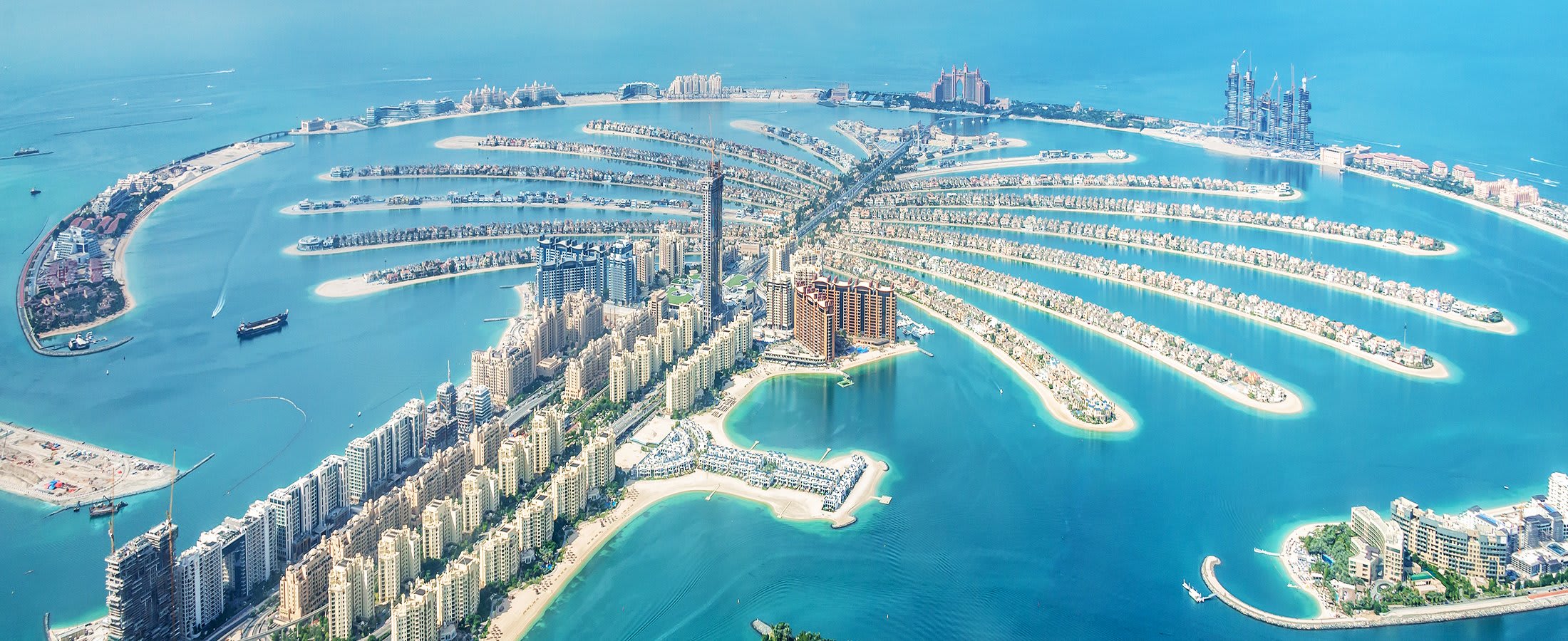 Aerial view of Palm Island