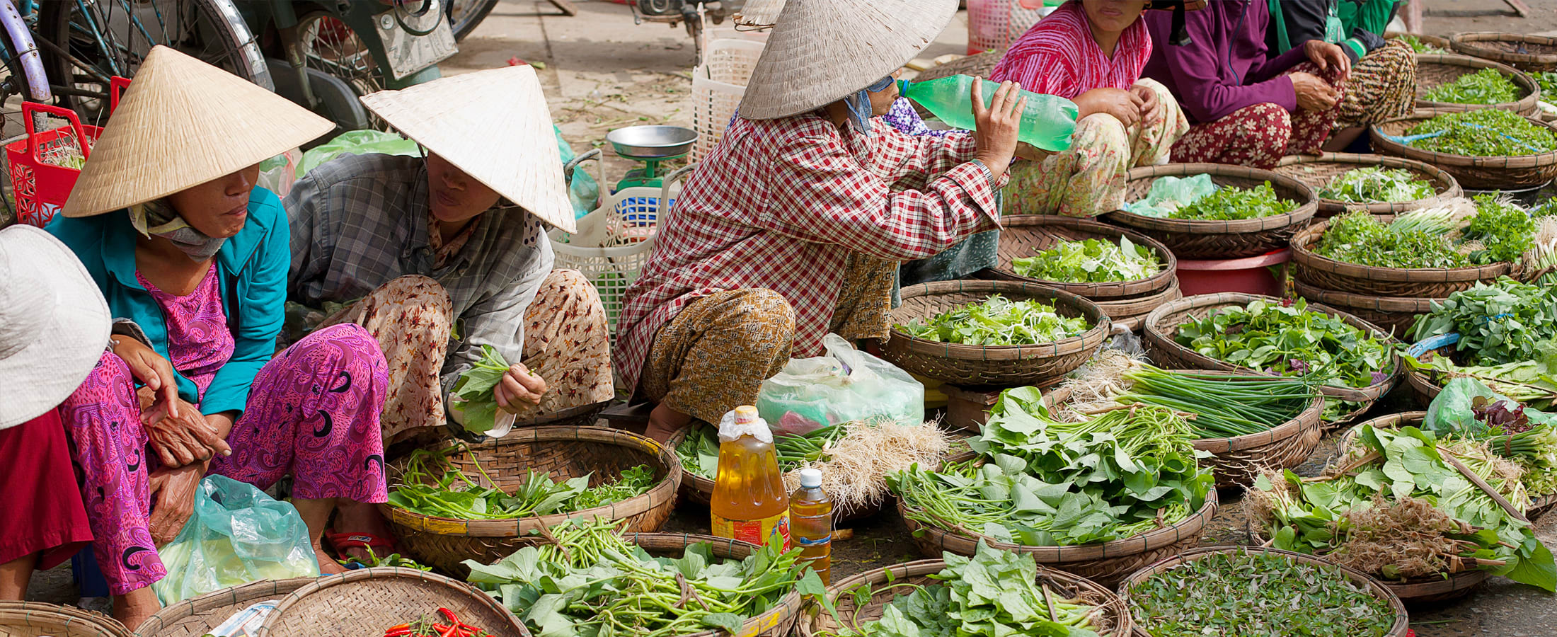 Outdoor market, Hoi An