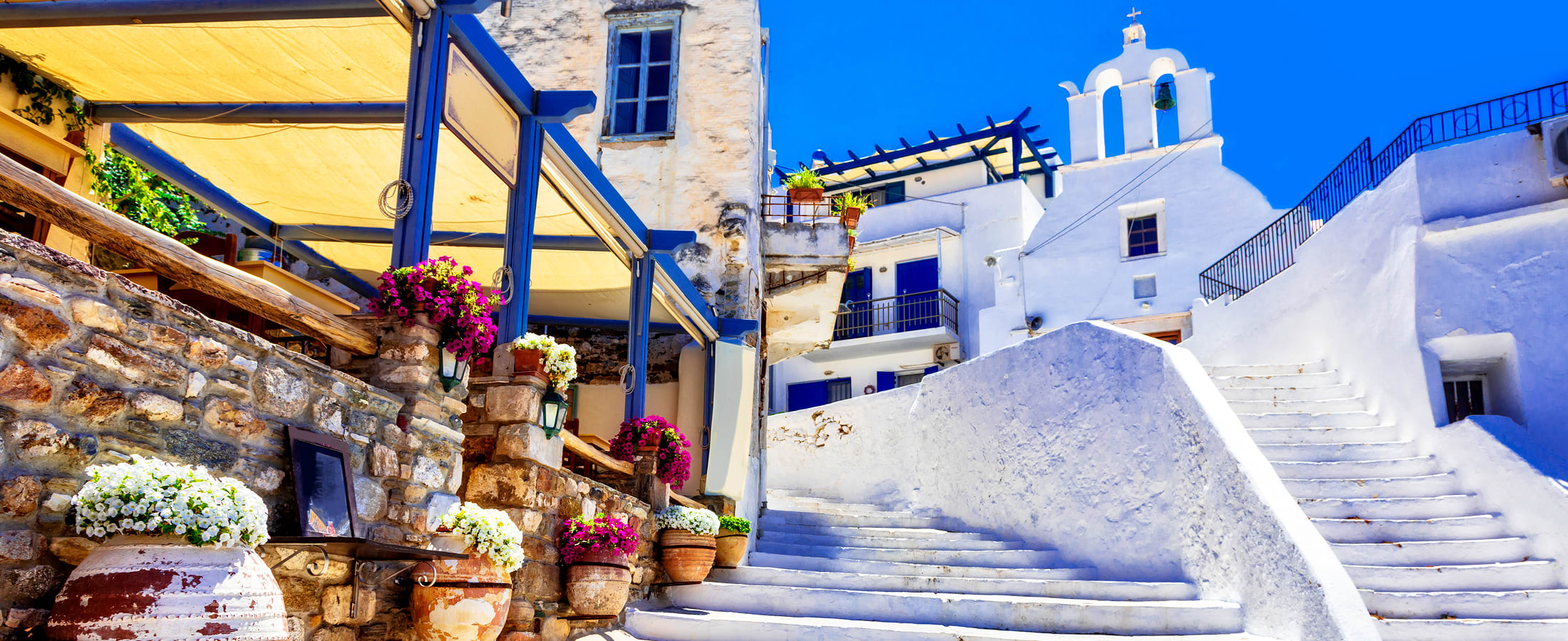 Charming streets of Naxos