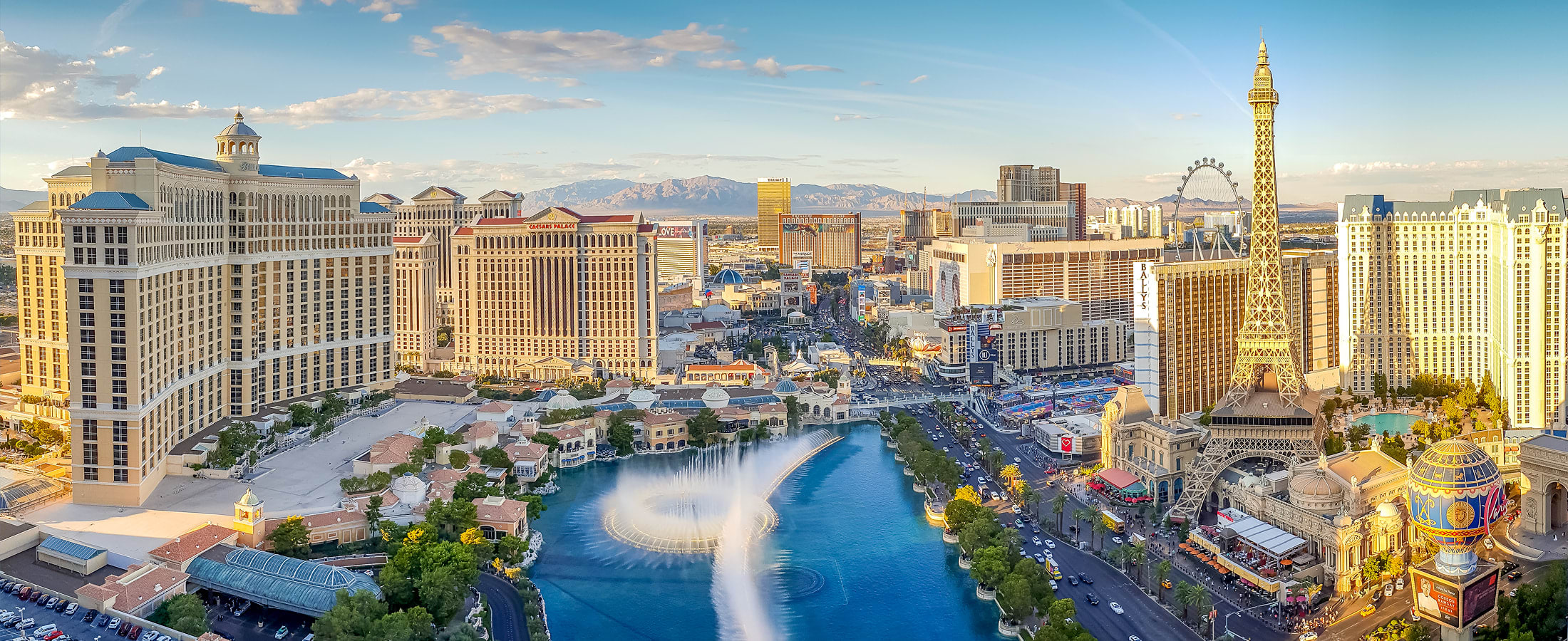 Panoramic view of Las Vegas, Nevada