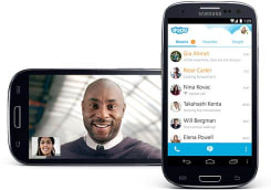 Skype on Android © Skype