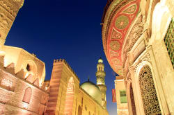 El Moez Street at night, Cairo 