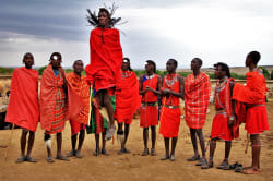 Masai traditional dance 