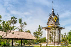 Memorial stupa, Choeung Ek Killing Fields 