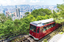 Tram to Victoria Peak, Hong Kong 